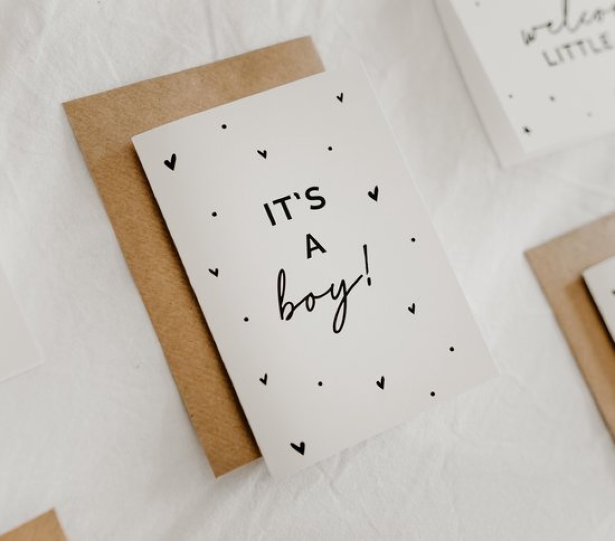 IT'S A BOY! - Geboorte kaartje