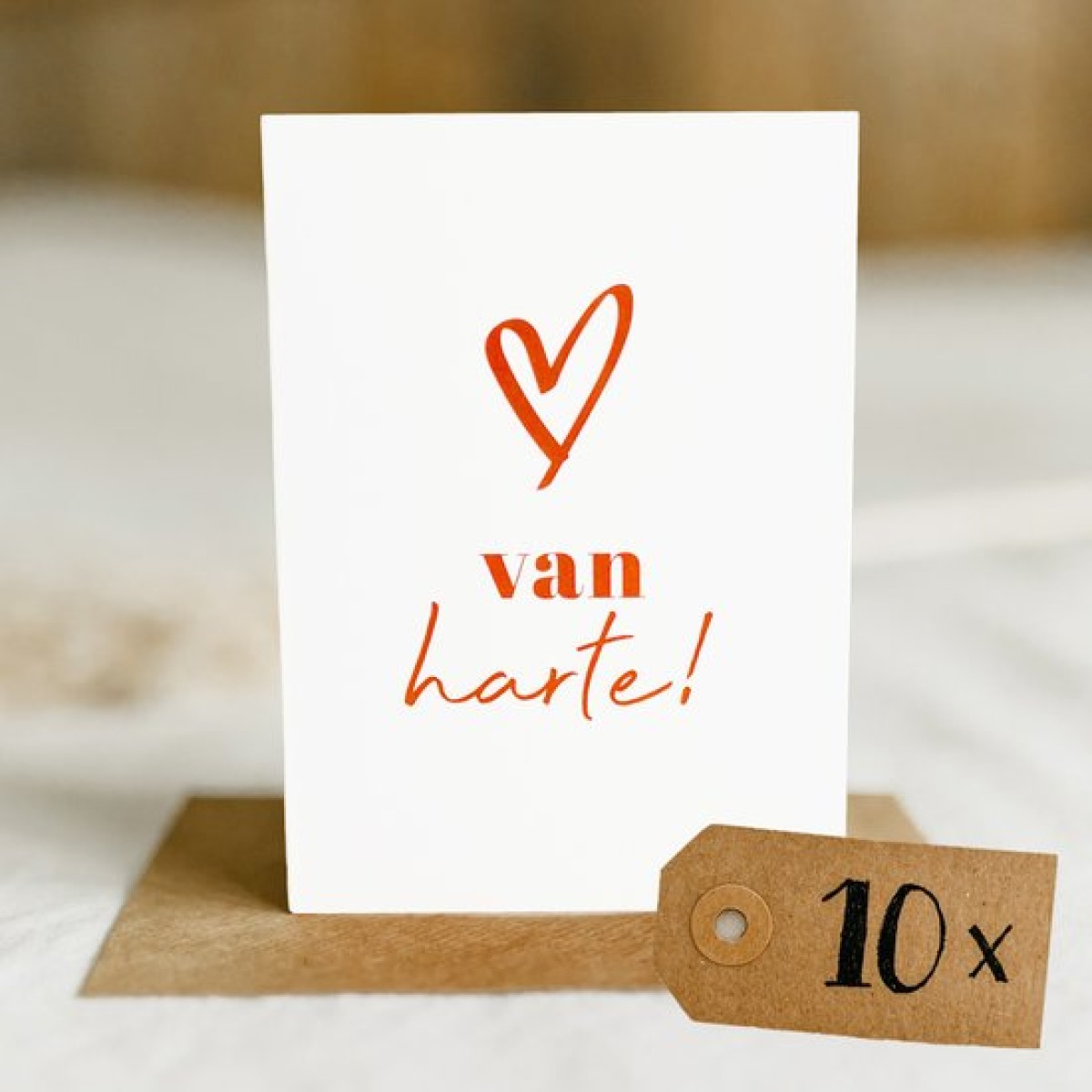 10x "Van harte!"