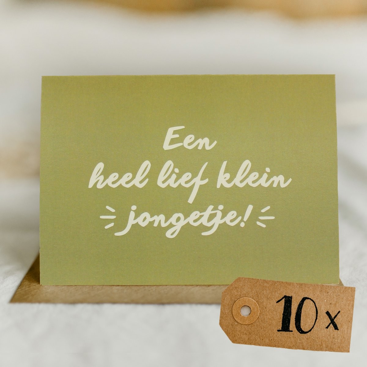 10x "Een heel lief klein jongetje!"