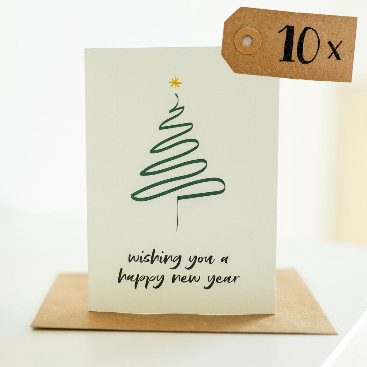 10x "Wishing you a happy new year"