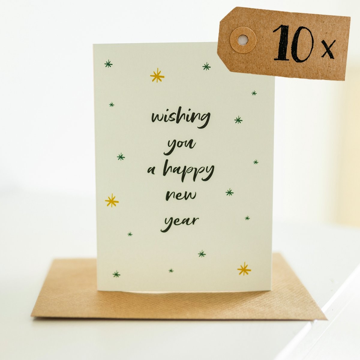 10x "Wishing you a happy new year"