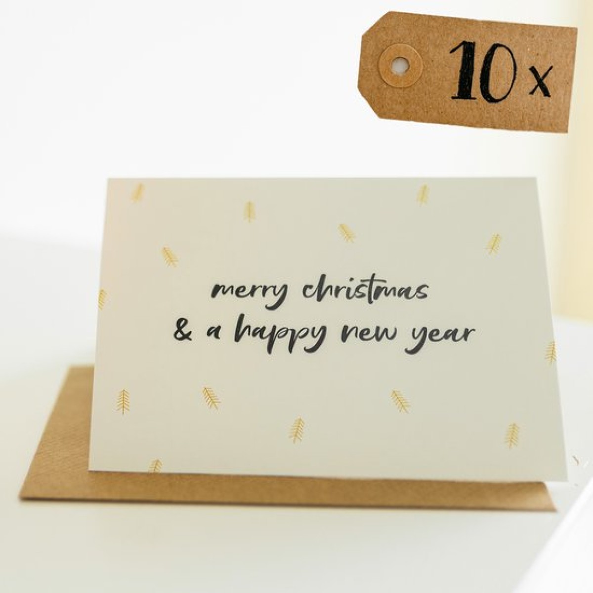 10x "Merry Christmas and a happy new year"