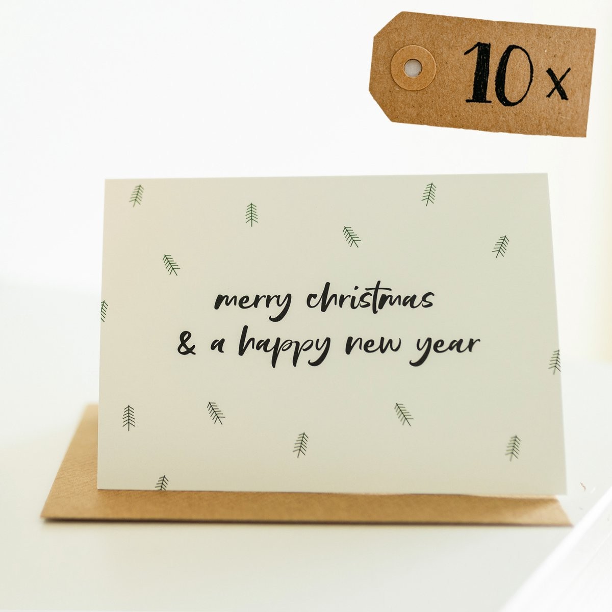 10x "Merry Christmas and a happy new year"