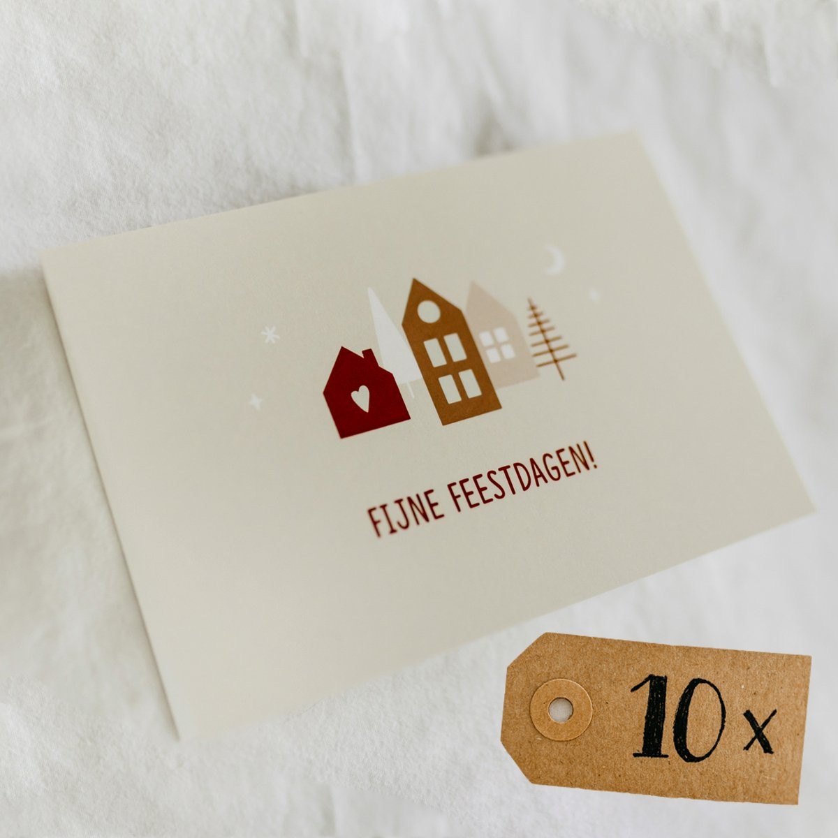 10x "Fijne feestdagen"