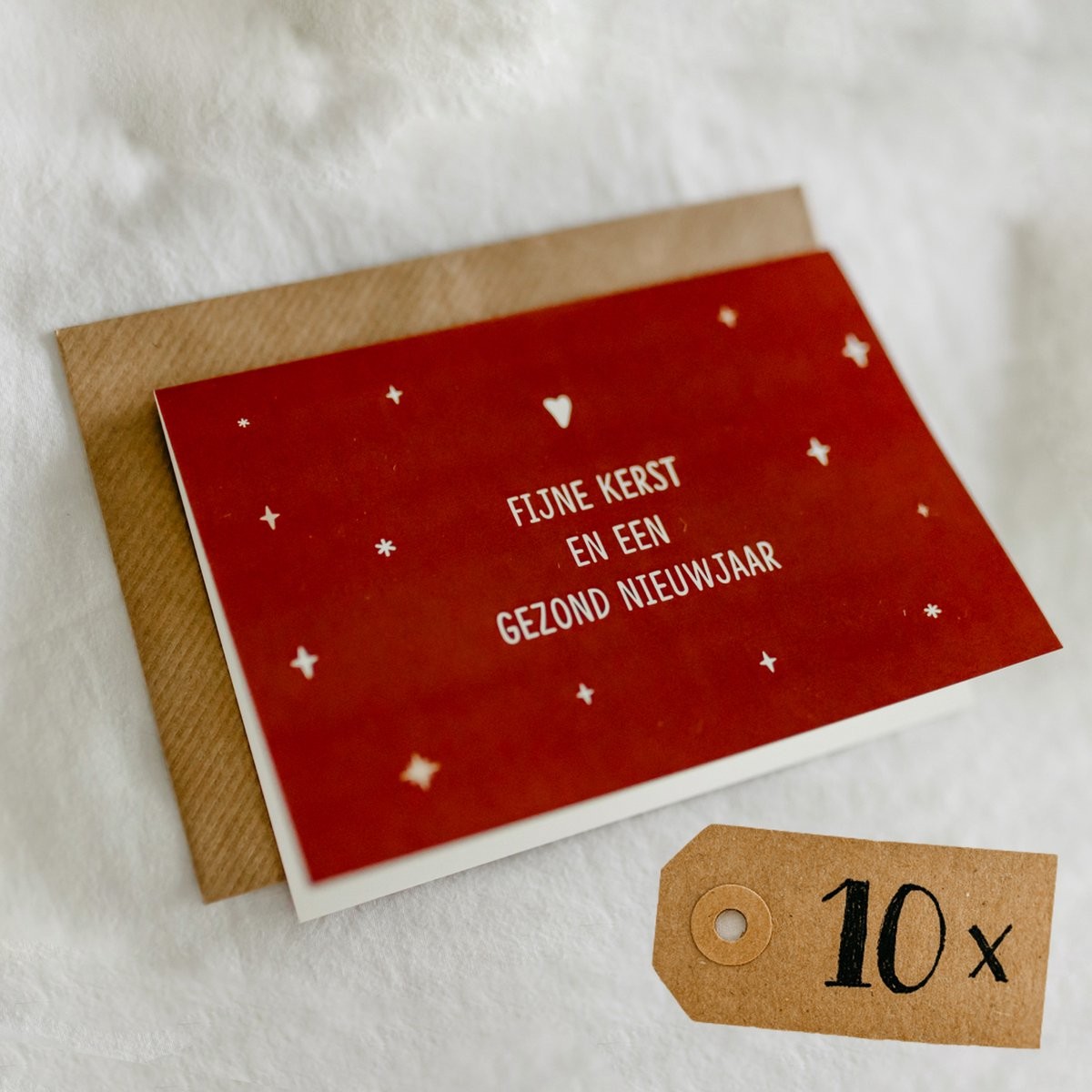 10x "Fijne feestdagen en een gezond nieuwjaar"