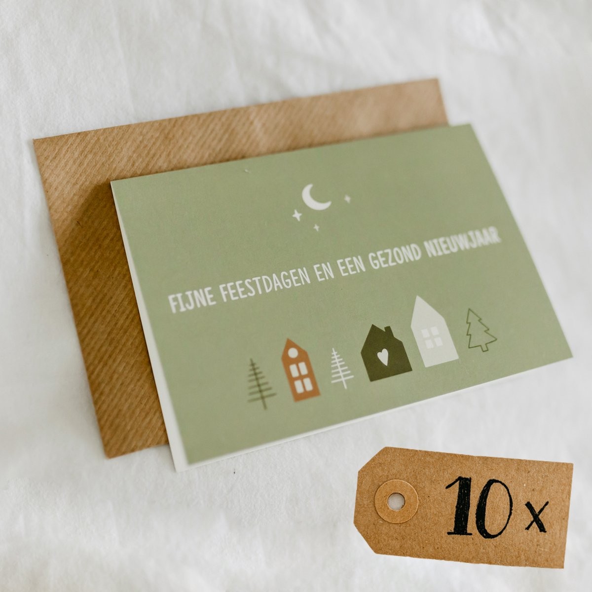 10x "Fijne feestdagen en een gezond nieuwjaar"