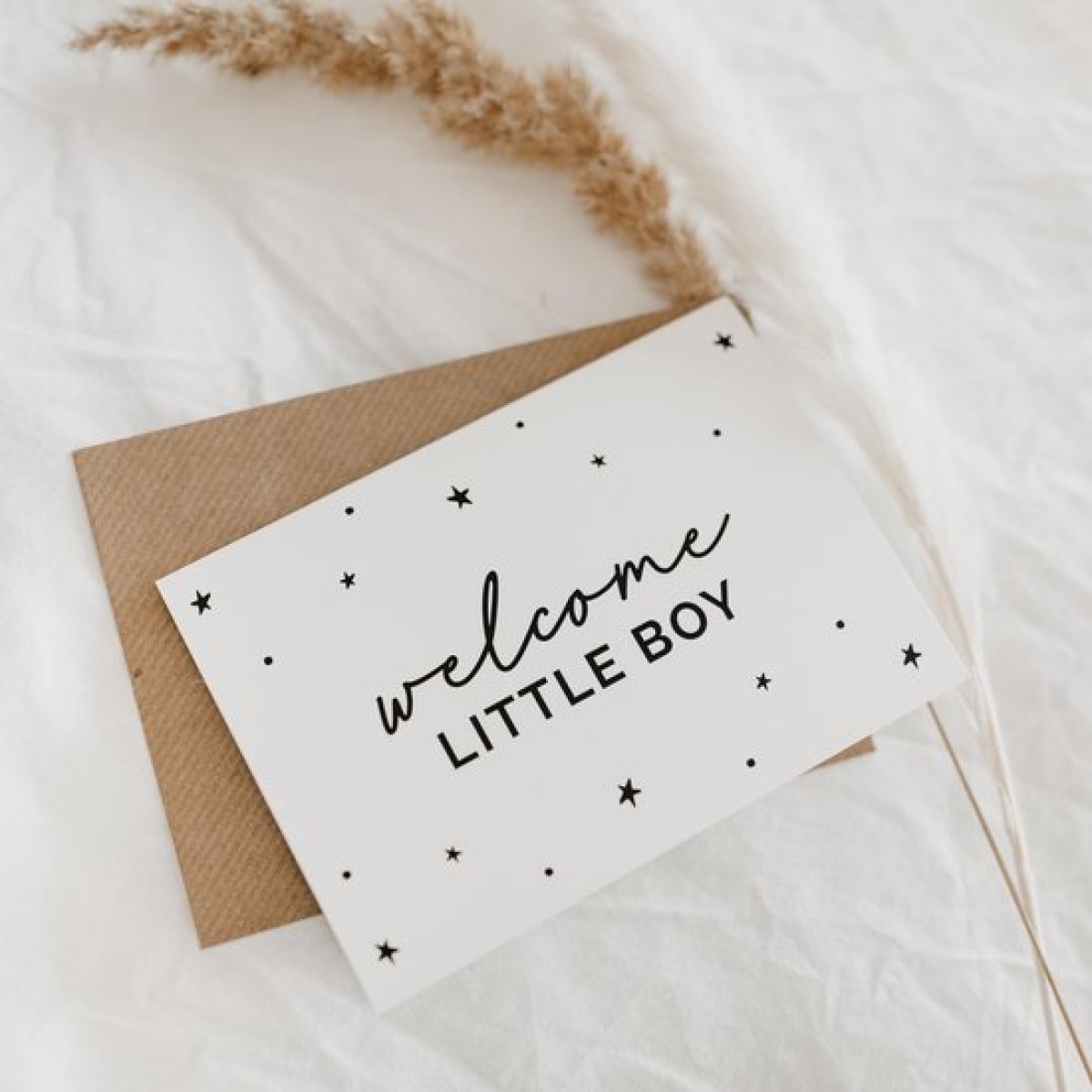Welcome little boy