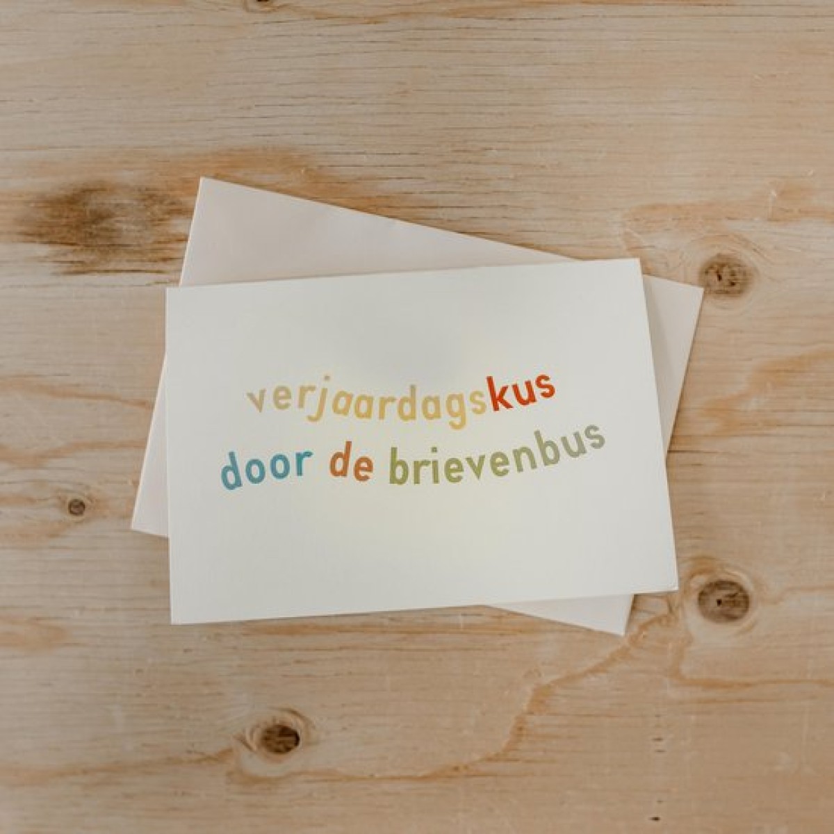 Verjaardagskus door de brievenbus