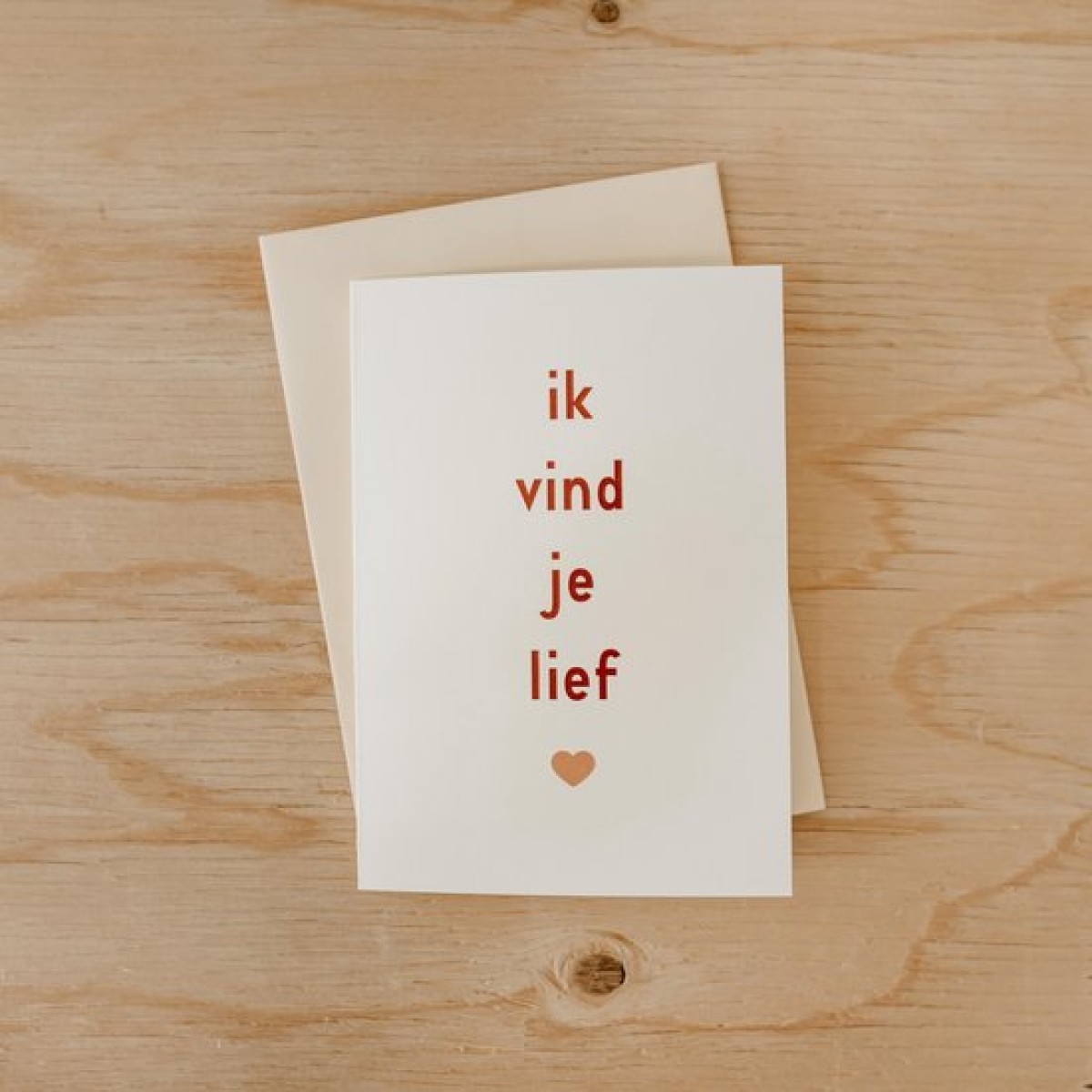 Ik vind je lief