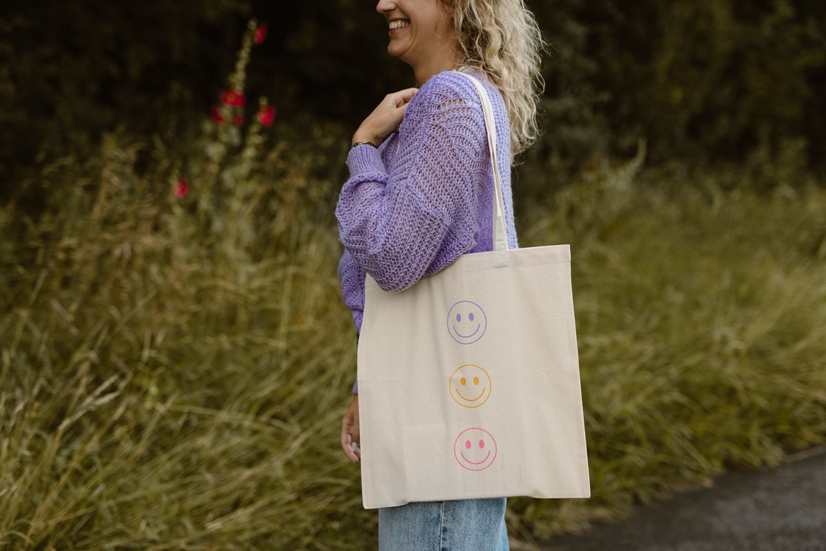 Tote bag smileys